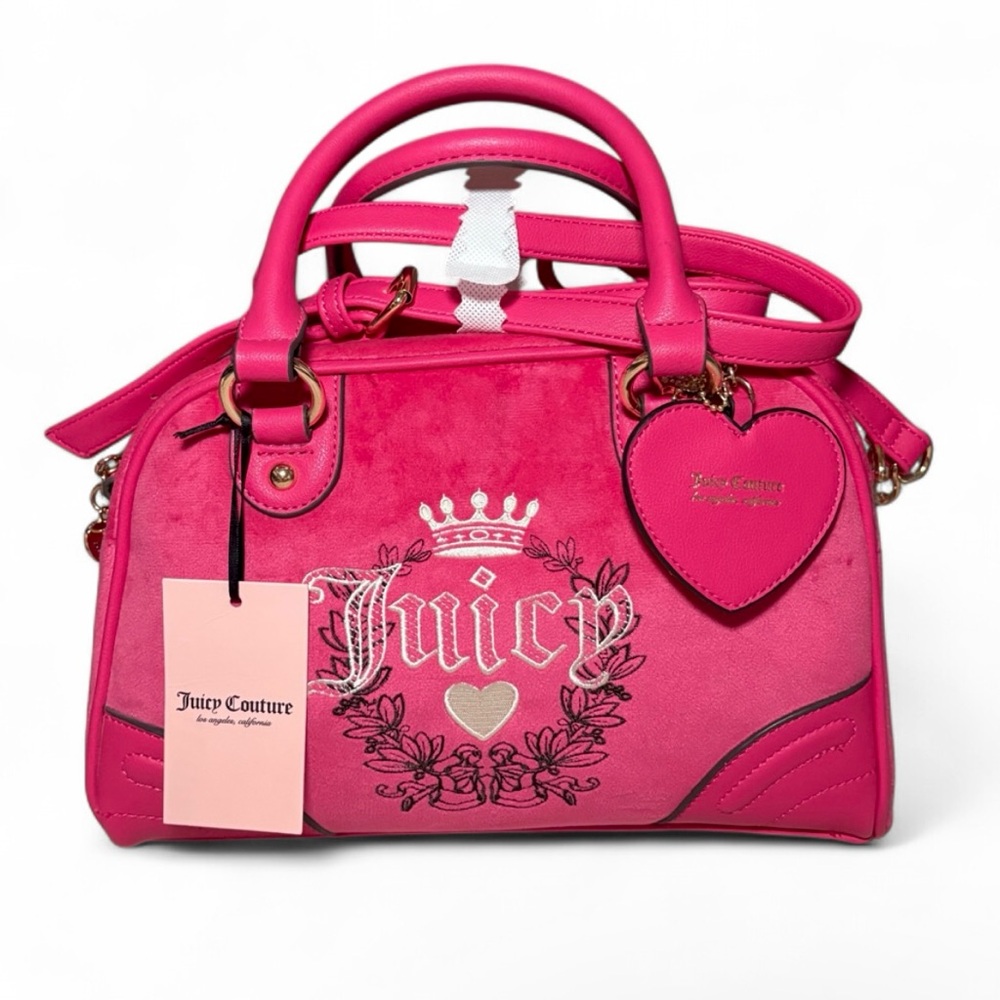 Juicy Couture Pink Heritage Satchel